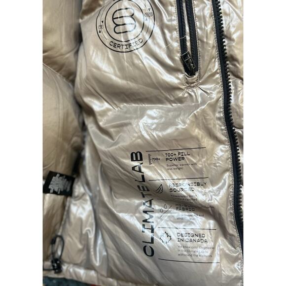 Aritzia Super Puff Shorty Hi-Gloss Jacket Size Medium Modern Taupe - Picture 11 of 12